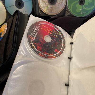 #490 Books of C D' s - All Partially full At Least a count of 100 CD's