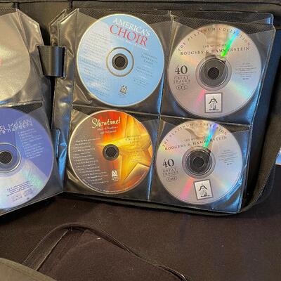 #490 Books of C D' s - All Partially full At Least a count of 100 CD's