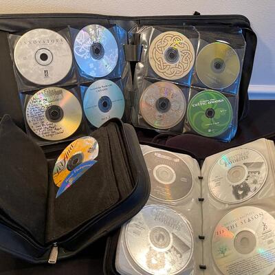 #490 Books of C D' s - All Partially full At Least a count of 100 CD's
