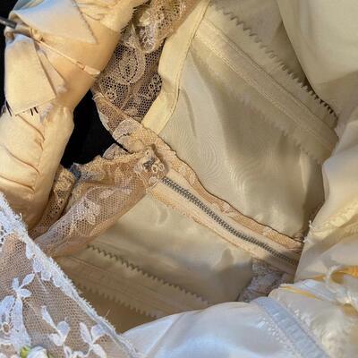 #495   Spring Tea Length Dress Antique