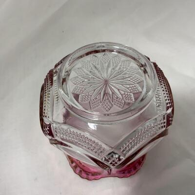 [91] ANTIQUE | Cranberry Flashing Spooner