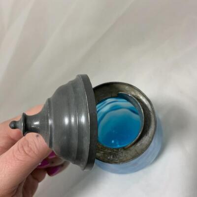 [93] ANTIQUE | Blue Thumb Print | Syrup