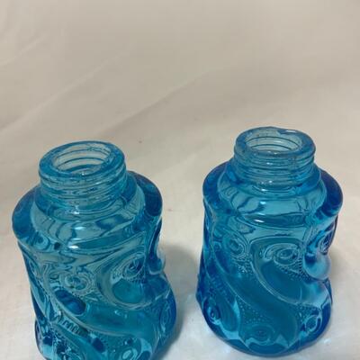 [95] ANTIQUE | 1902 | Northwood Blue Shakers | S Repeat Pattern
