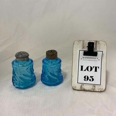 [95] ANTIQUE | 1902 | Northwood Blue Shakers | S Repeat Pattern