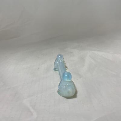 [96] ANTIQUE | 1920s | Sabino | France | Opalescent Duck Knife Rest