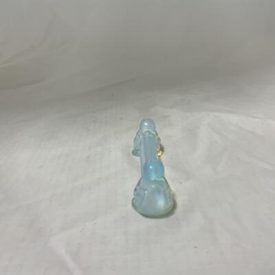 [96] ANTIQUE | 1920s | Sabino | France | Opalescent Duck Knife Rest