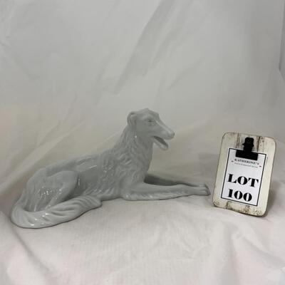 [100] VINTAGE | 1930S | Royal Dux | Russian Wolf Hound