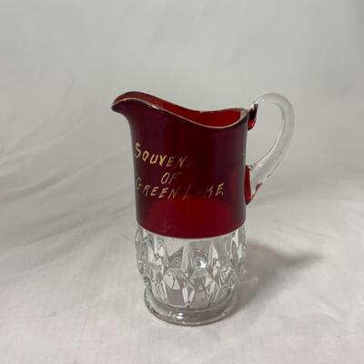 [101] VINTAGE | Souvenir of Green Lake, Wisconsin | Pitcher