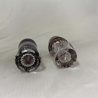 [104] ANTIQUE | 1909 | 1898 | Ruby Flash Shakers | Fancy Insert Lid