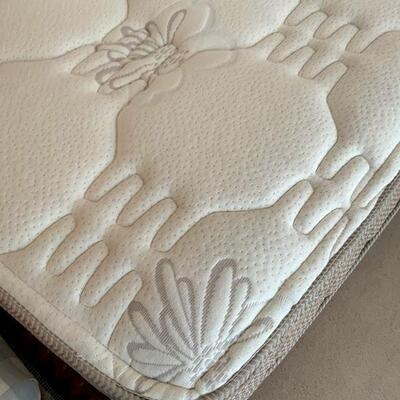 Chabby Chic Queen Headboard w. Mattress