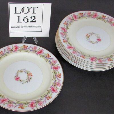 Pretty Set of 6 Plates Aladin, Occupied Japan, Garland Pattern