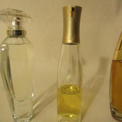 Partially Full Perfume Bottles- Estee Lauder, Decleor, Victoria Secret