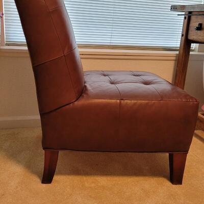 Lot 138: Highback Leather Chair