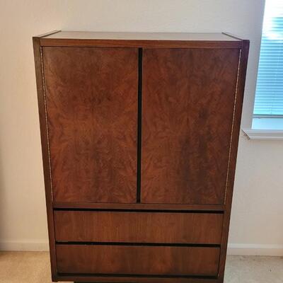 Lot 171: Vintage Mid Century Modern Armoire