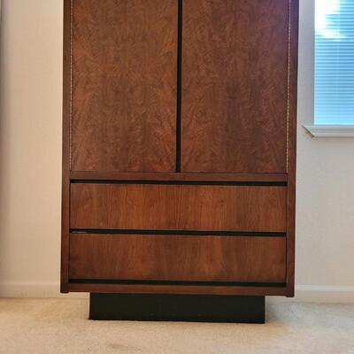 Lot 171: Vintage Mid Century Modern Armoire