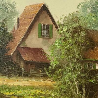 Lot 23: Bernd Gagel  Large Landscape Painting 