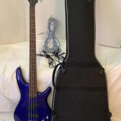 A1156 Ibanez SR300DX Four String Bass Guitar with Case and Cords