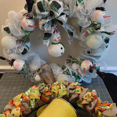 #503 2-Holiday Wreaths