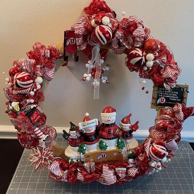 #504 U of U Wreath