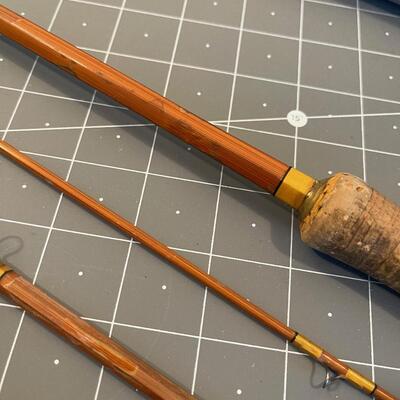 #512 Antique Fly Rod with Case 