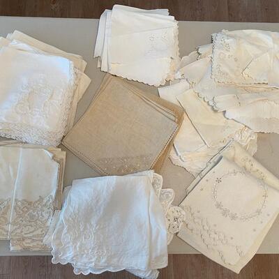 #521 Large Mixed Lot of Napkins plus a few extras- Several Designs! 
