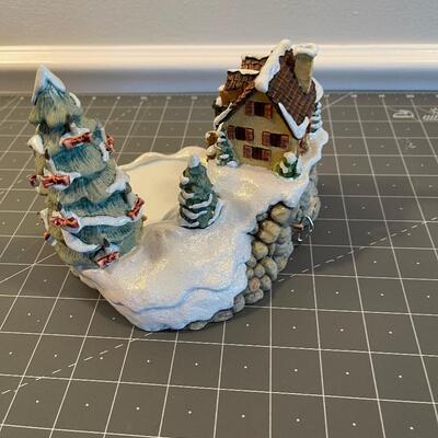 #528 Goebel Hummel Music Box with moving Rabbit part  - Tidings of Joy 