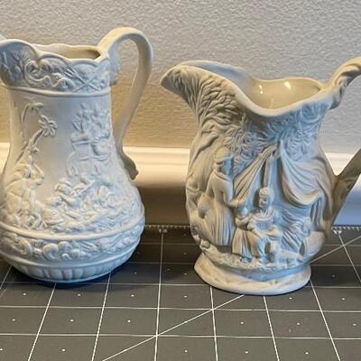 #529 Bisque Porcelain By Port Marion (4) White 