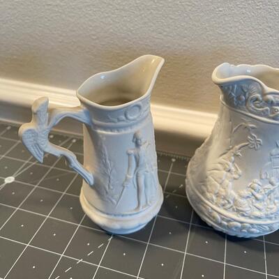 #529 Bisque Porcelain By Port Marion (4) White 