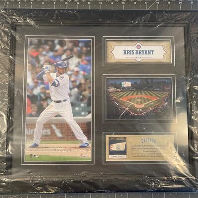 #531 Chicago Cubs Kris Bryant Commemorative Photo COA 