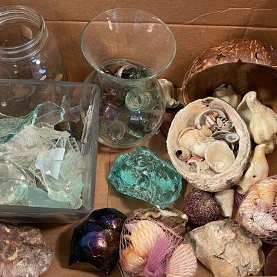 #533 Shells Rocks and Glass 