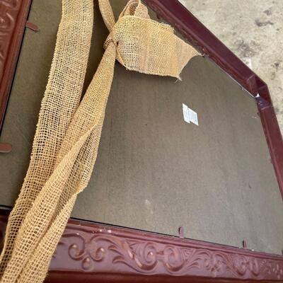 #536 Tin Wall Mirror