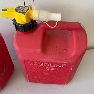#540 2 Gas Cans - Plastic