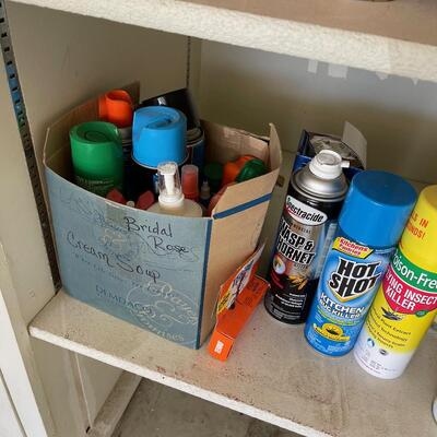 #548 Ton of Household cleaner, garage chemical and Yard spray. 