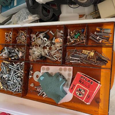 #562 4-Small Tubs of Parts