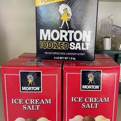 #590 (4) 4lbs each Rock Salt for Ice cream Making 