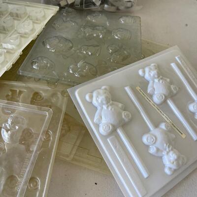 #591  Pile of Chocolate Molds 