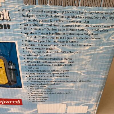 #596 Survivor Plus Emergency Kit UN-OPENED