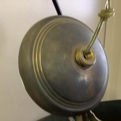 C1161 Brass and Metal Swan Hanging Lamp