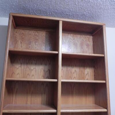 LOT 7 DOUBLE BOOKCASE