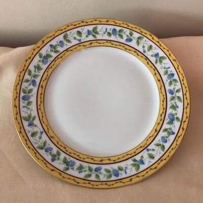 Lot 172 Morning Glory Plate Ceralane Limoges France Louvre Museum