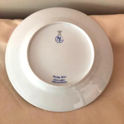 Lot 172 Morning Glory Plate Ceralane Limoges France Louvre Museum
