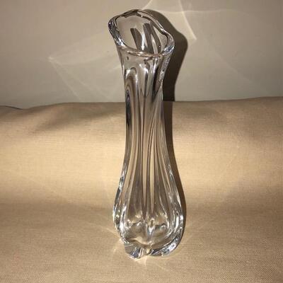 Lot 173 Crystal 7" Bud Vase Not sure of Maker Original Price $135