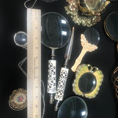 Lot 12L: Antique Magnifying Glasses