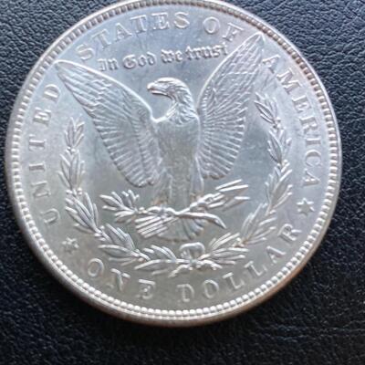 1889 Morgan silver dollar. Lot A7