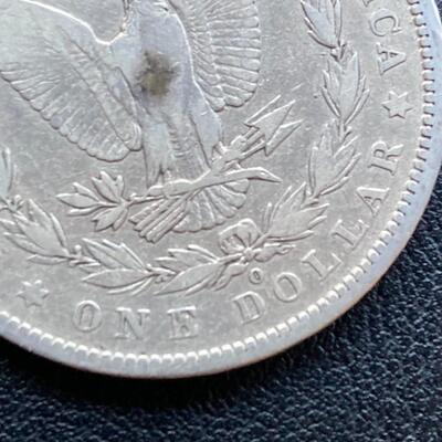 1889-O Morgan silver dollar. Lot A8