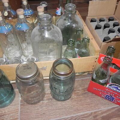 LOT 29 BOTTLES & JARS