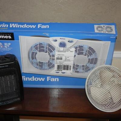 LOT 37 WINDOW FAN & HEATER