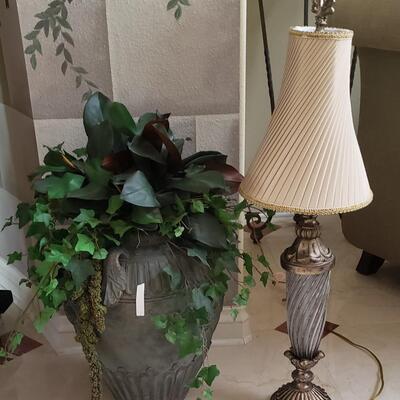 Green Vase With Lamp