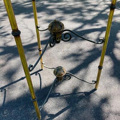 Massive 6 foot Tall Vintage Metal Bird Cage  