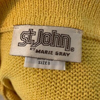 Lot 192 St. John Knit 2pc Set by Marie Gray Yellow Size 8